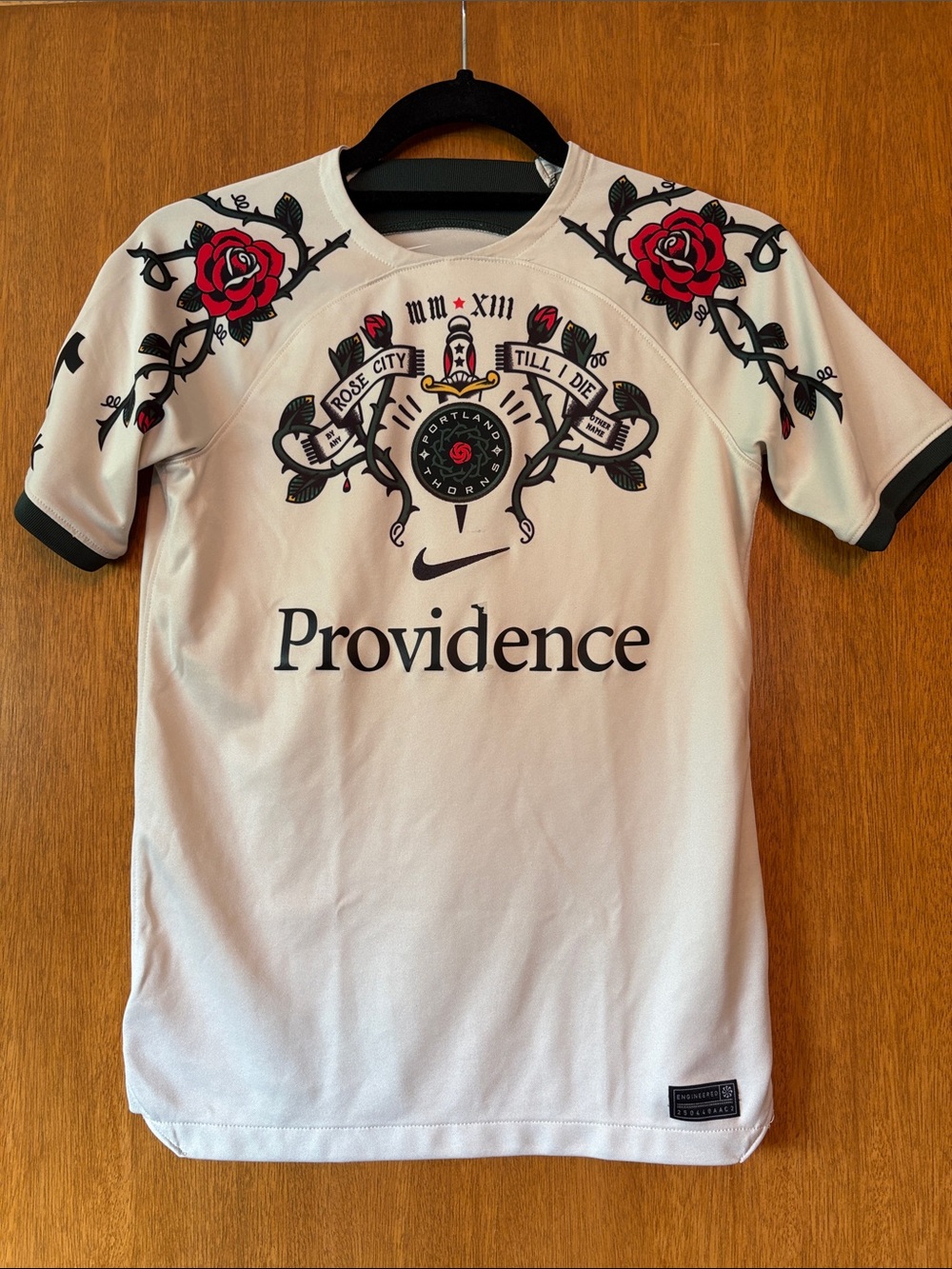 Nike Portland Thorns FC 2023 "Electric Bloom" away jersey, youth large